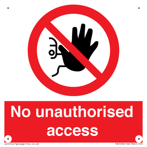 No unauthorised access